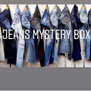 Jeans Mystery Box. Curtailed to your specific size/sizes! Includes a min. of 4!
